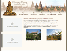 Tablet Screenshot of meditation-in-burma.com